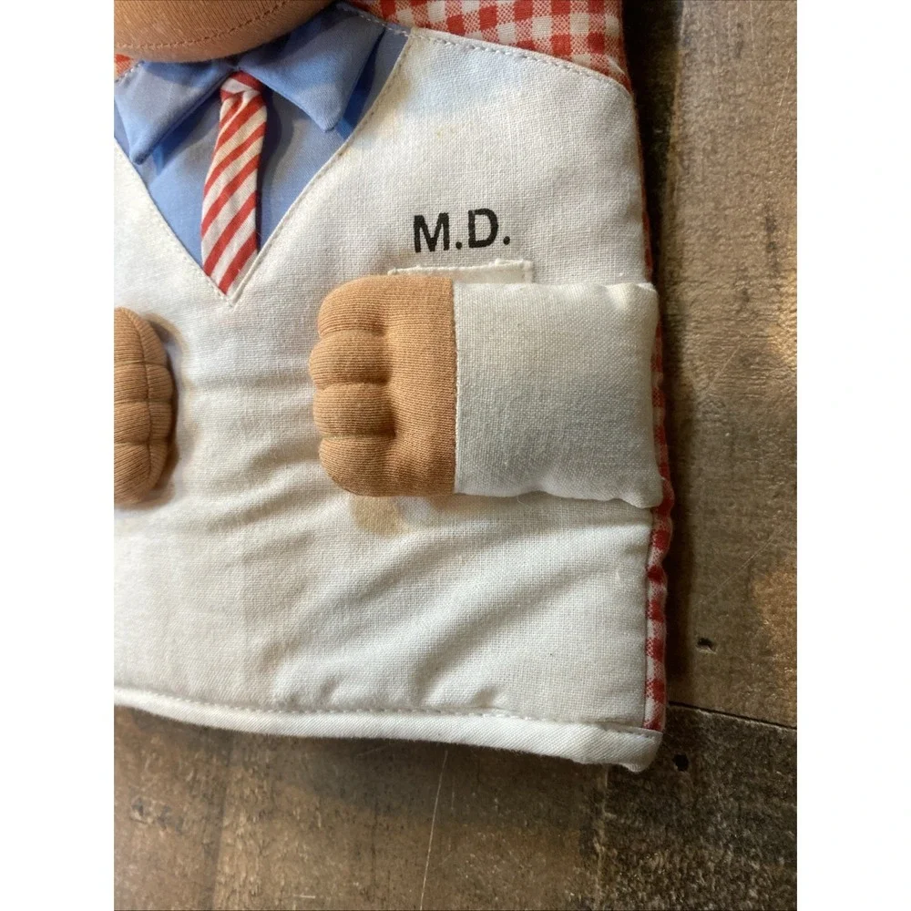 Vintage HotMitt King Dr. M.D. Oven Mitt 3D Character Potholder Novelty 90s Retro
